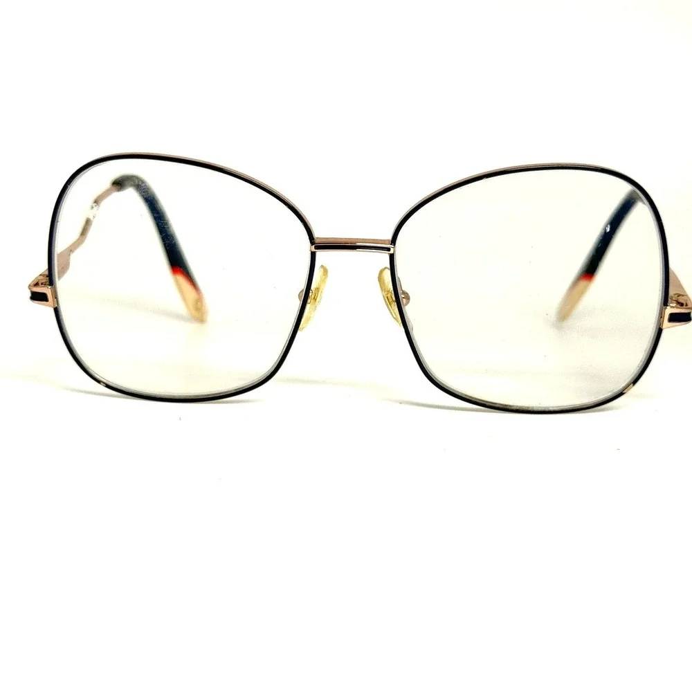 Etnia Barcelona Donatella PGBL Rose Gold Navy Blue Eyeglass Frames 56-16-145